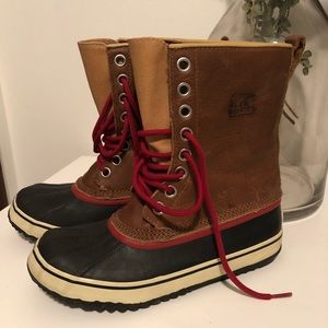 Sorel/Madewell Snow Boots (Size 8) Color Brown